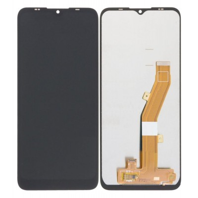 Lcd With Touch Screen For Nokia C21 White By - Maxbhi Com