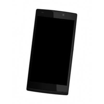 Lcd Frame Middle Chassis For Lava Iris Fuel 60 Black By - Maxbhi Com