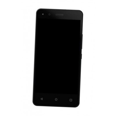 Lcd Frame Middle Chassis For Bq Aquaris M4 5 Black By - Maxbhi Com