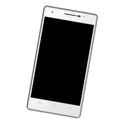 Lcd Frame Middle Chassis For Ismart Is57 Mercury V4 White By - Maxbhi Com