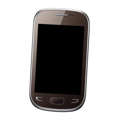 Lcd Frame Middle Chassis For Samsung Star Deluxe Duos S5292 Brown By - Maxbhi Com