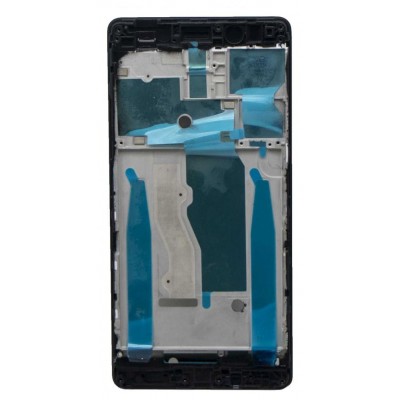 Lcd Frame Middle Chassis For Lenovo K8 Note Black By - Maxbhi Com