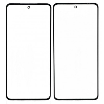 Replacement Front Glass For Motorola Moto G82 5g Black By - Maxbhi Com