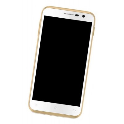 Lcd Frame Middle Chassis For Karbonn Titanium Dazzle S201 White By - Maxbhi Com