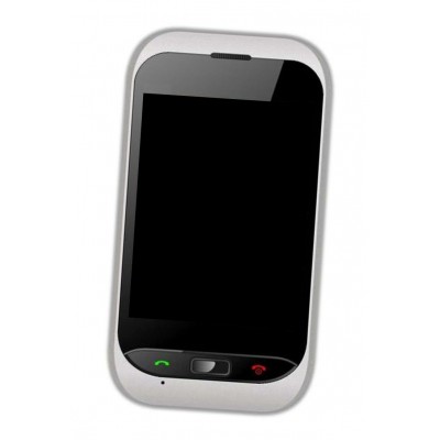 Lcd Frame Middle Chassis For Micromax X396 White By - Maxbhi Com