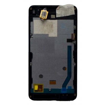 Lcd With Touch Screen For Lava A44 Black By - Maxbhi Com