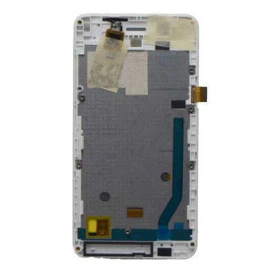 Lcd With Touch Screen For Lava A44 White By - Maxbhi Com