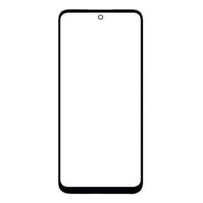 Replacement Front Glass For Motorola Moto G71 5g Black By - Maxbhi Com