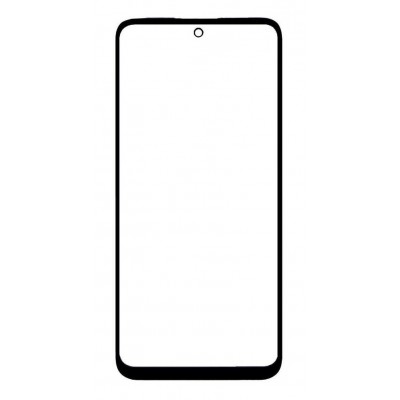 Replacement Front Glass For Motorola Moto G71 5g Black By - Maxbhi Com