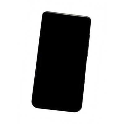 Lcd Frame Middle Chassis For Spice Mi438 Stellar Glide Black By - Maxbhi Com