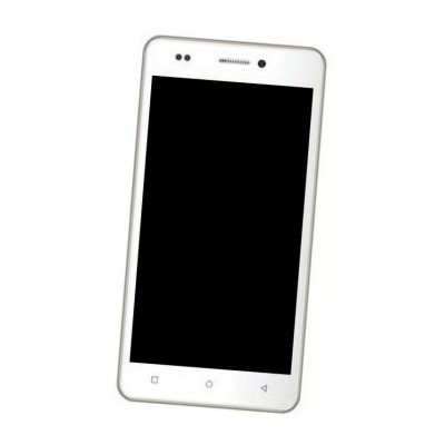 Lcd Frame Middle Chassis For Intex Aqua Life V White By - Maxbhi Com