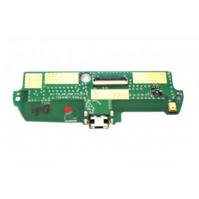 Charging Connector Flex Pcb Board For Blu Tank Xtreme Pro By - Maxbhi Com
