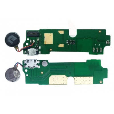Charging Connector Flex Pcb Board For Philips V377 By - Maxbhi Com