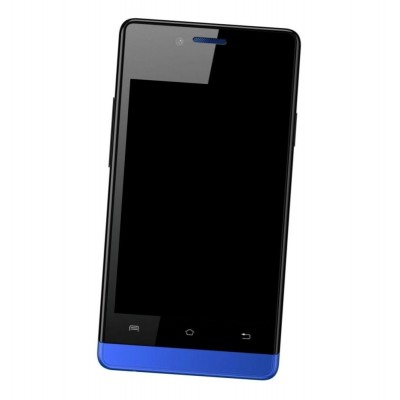 Lcd Frame Middle Chassis For Lava Iris 370 Black By - Maxbhi Com