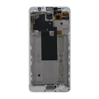 Lcd With Touch Screen For Micromax Evok Dual Note White By - Maxbhi Com