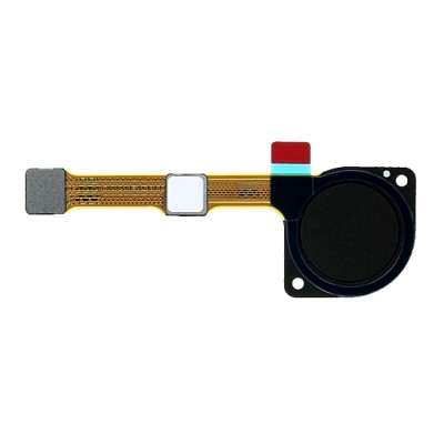 Fingerprint Sensor Flex Cable For Nokia 3 4 Black By - Maxbhi Com
