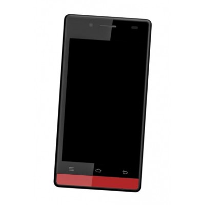 Lcd Frame Middle Chassis For Spice Mi436 Stellar Glamour Red By - Maxbhi Com