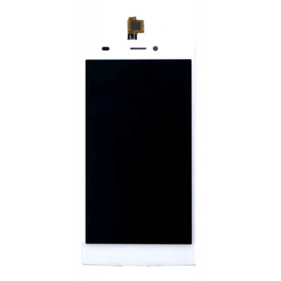 Lcd With Touch Screen For Micromax Canvas Nitro 2 E311 White By - Maxbhi Com