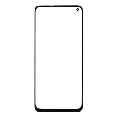 Replacement Front Glass For Vivo Z6 5g Black By - Maxbhi Com