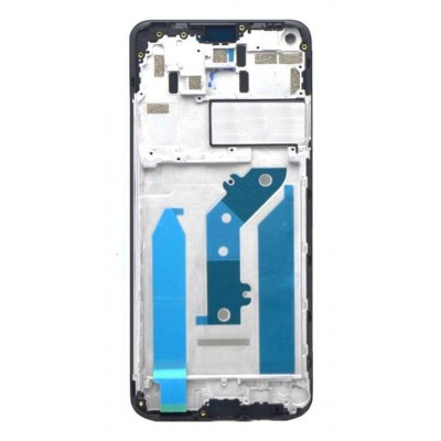 Lcd Frame Middle Chassis For Tecno Camon 16 Black By - Maxbhi Com