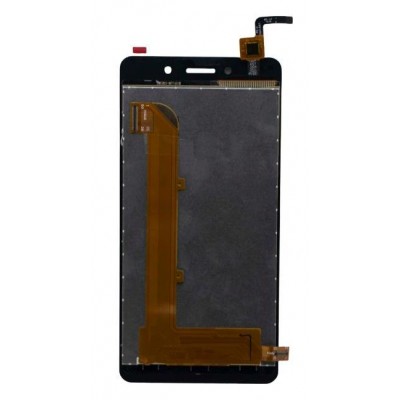 Lcd With Touch Screen For Spice F302 Black By - Maxbhi Com