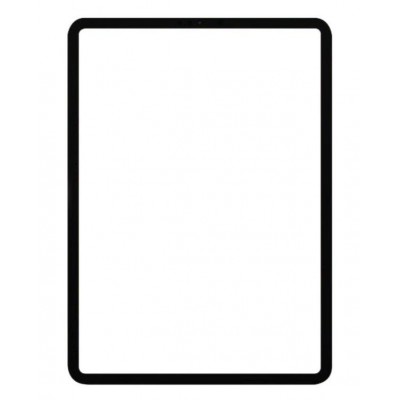 Replacement Front Glass For Apple Ipad Pro 11 2020 Silver By - Maxbhi Com