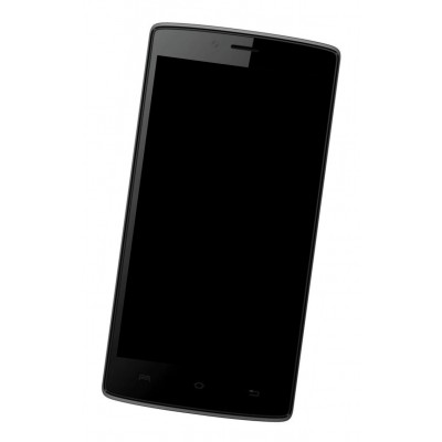 Lcd Frame Middle Chassis For Intex Cloud Matte Black By - Maxbhi Com