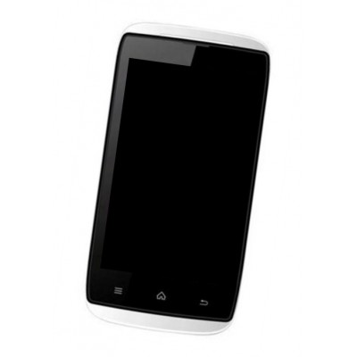 Lcd Frame Middle Chassis For Intex Cloud Y4 Plus Black By - Maxbhi Com