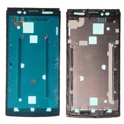 Lcd Frame Middle Chassis For Philips S398 Black By - Maxbhi Com