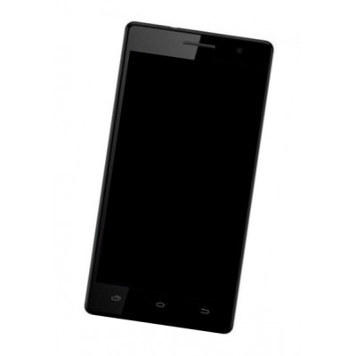 Lcd Frame Middle Chassis For Intex Aqua Desire Hd Blue By - Maxbhi Com