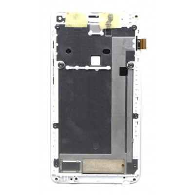 Lcd With Touch Screen For Comio C1 Pro White By - Maxbhi Com