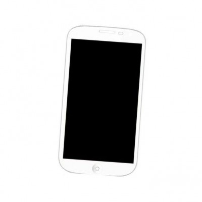 Lcd Frame Middle Chassis For Videocon A47 White By - Maxbhi Com