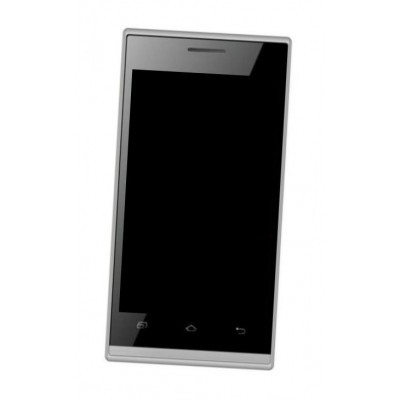 Lcd Frame Middle Chassis For Intex Aqua Virturbo Black By - Maxbhi Com