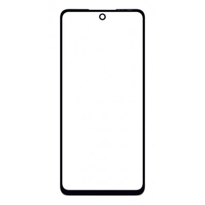 Replacement Front Glass For Infinix Note 10 Pro Black By - Maxbhi Com