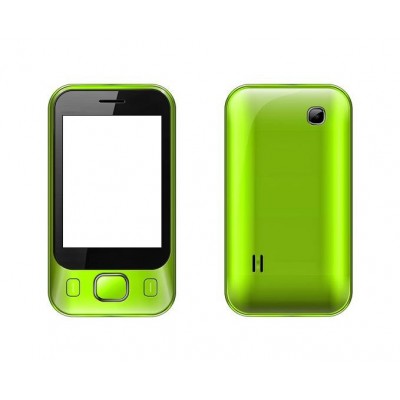 Full Body Housing For Micromax X335 Green - Maxbhi Com