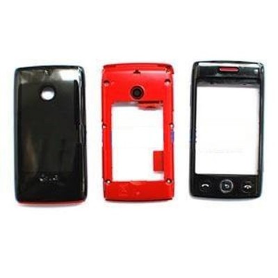 Full Body Housing for LG Wink T300 Black & Red