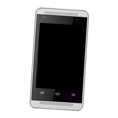 Lcd Frame Middle Chassis For Intex Crystal 3 5 Black By - Maxbhi Com