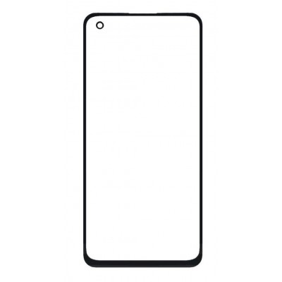Replacement Front Glass For Oneplus Nord N10 5g Black By - Maxbhi Com