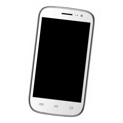 Lcd Frame Middle Chassis For Celkon A107 Black By - Maxbhi Com