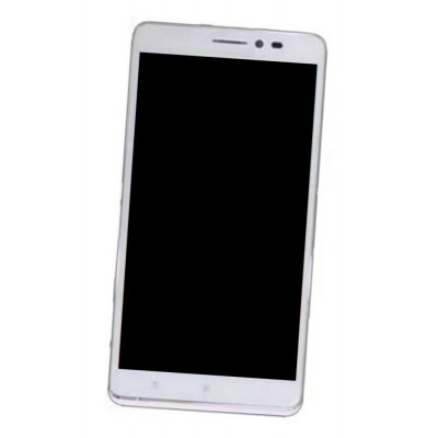 Lcd Frame Middle Chassis For Lenovo Golden Warrior Note 8 Black By - Maxbhi Com