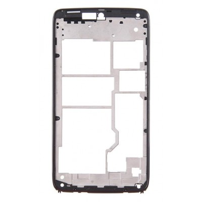Lcd Frame Middle Chassis For Motorola Droid Turbo Red By - Maxbhi Com