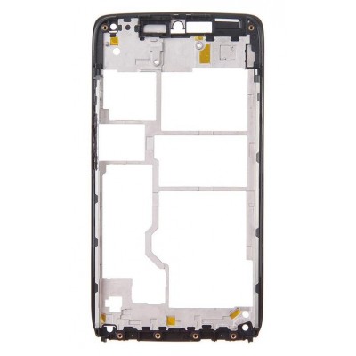 Lcd Frame Middle Chassis For Motorola Droid Turbo Red By - Maxbhi Com