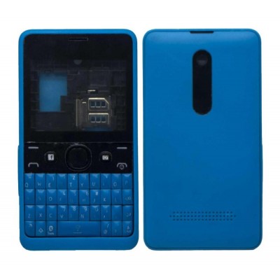 Full Body Housing For Nokia Asha 210 Dual Sim Cyan - Maxbhi Com