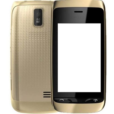 Full Body Housing For Nokia Asha 310 Gold - Maxbhi Com