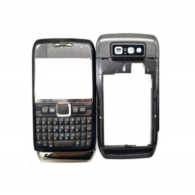 full body housing for nokia e71 grey steel