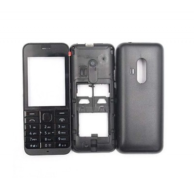 Housing For Nokia 220 Dual Sim Rm969 Black - Maxbhi Com