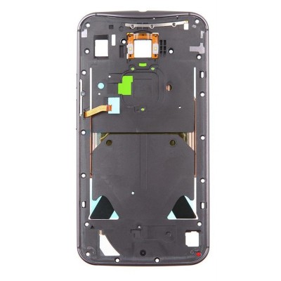 Lcd Frame Middle Chassis For Moto X 2nd Generation Black By - Maxbhi Com