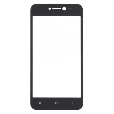 Replacement Front Glass For Wiko Y50 Black By - Maxbhi Com