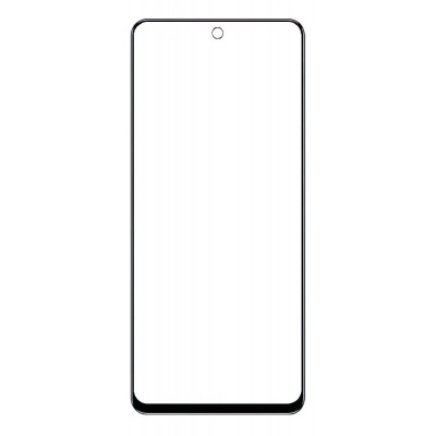 Replacement Front Glass For Tecno Camon 19 Black By - Maxbhi Com