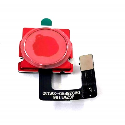Fingerprint Sensor Flex Cable For Blackview A70 Red By - Maxbhi Com
